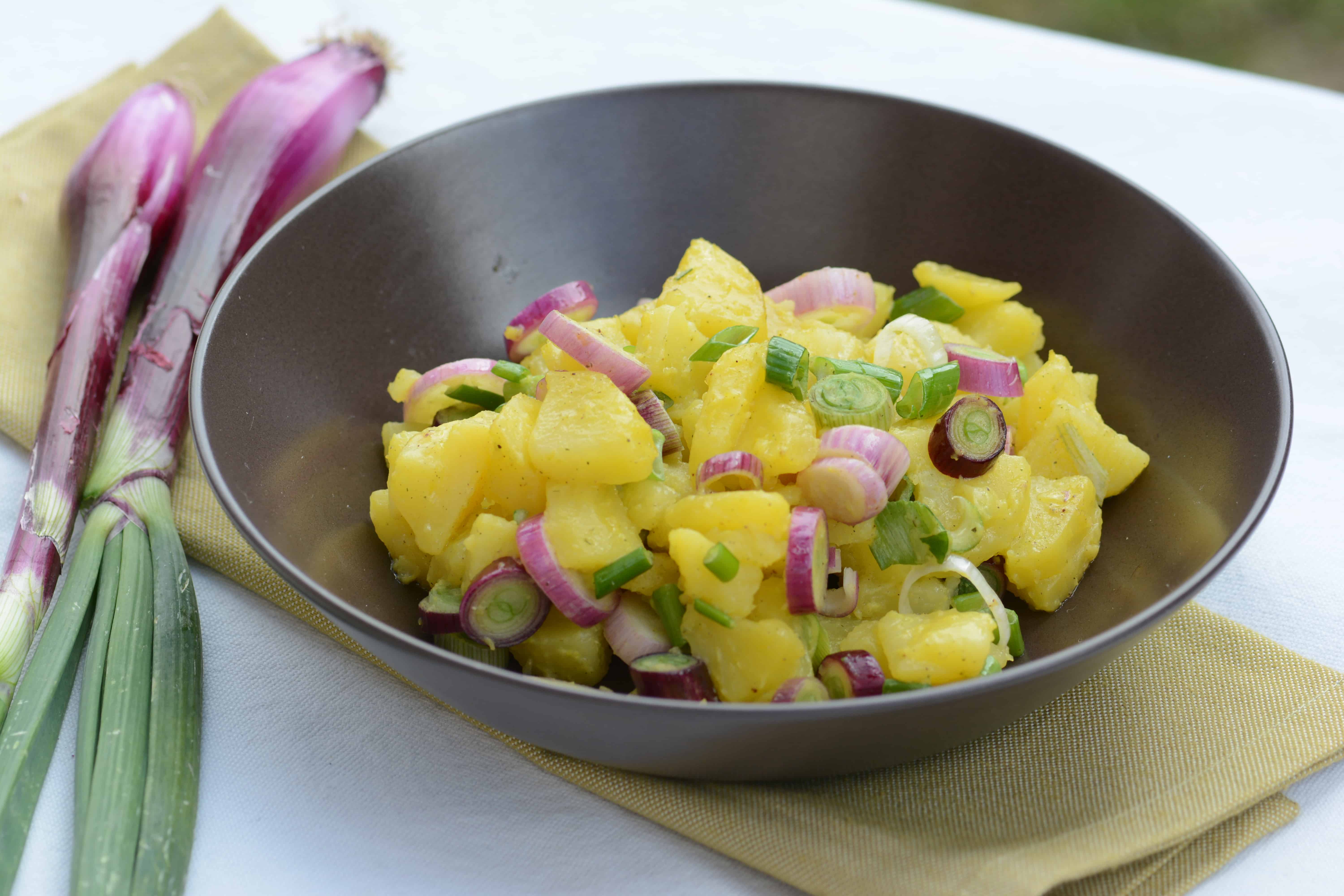 Kartoffelsalat mit Frühlingszwiebeln (4)