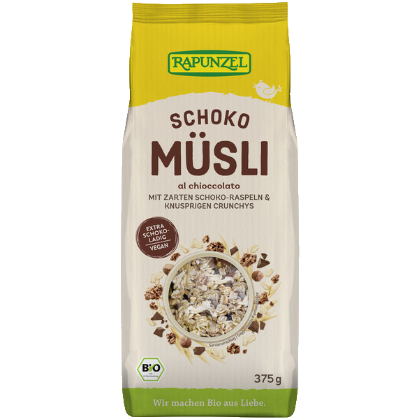 Muesli al cioccolato (Rapunzel) Bio 375 g