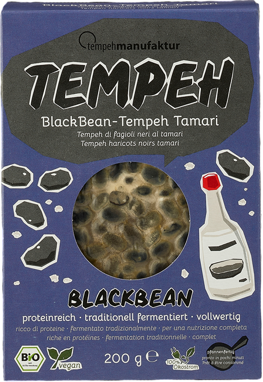 Tempeh di fagioli neri al tamari Bio 200 g
