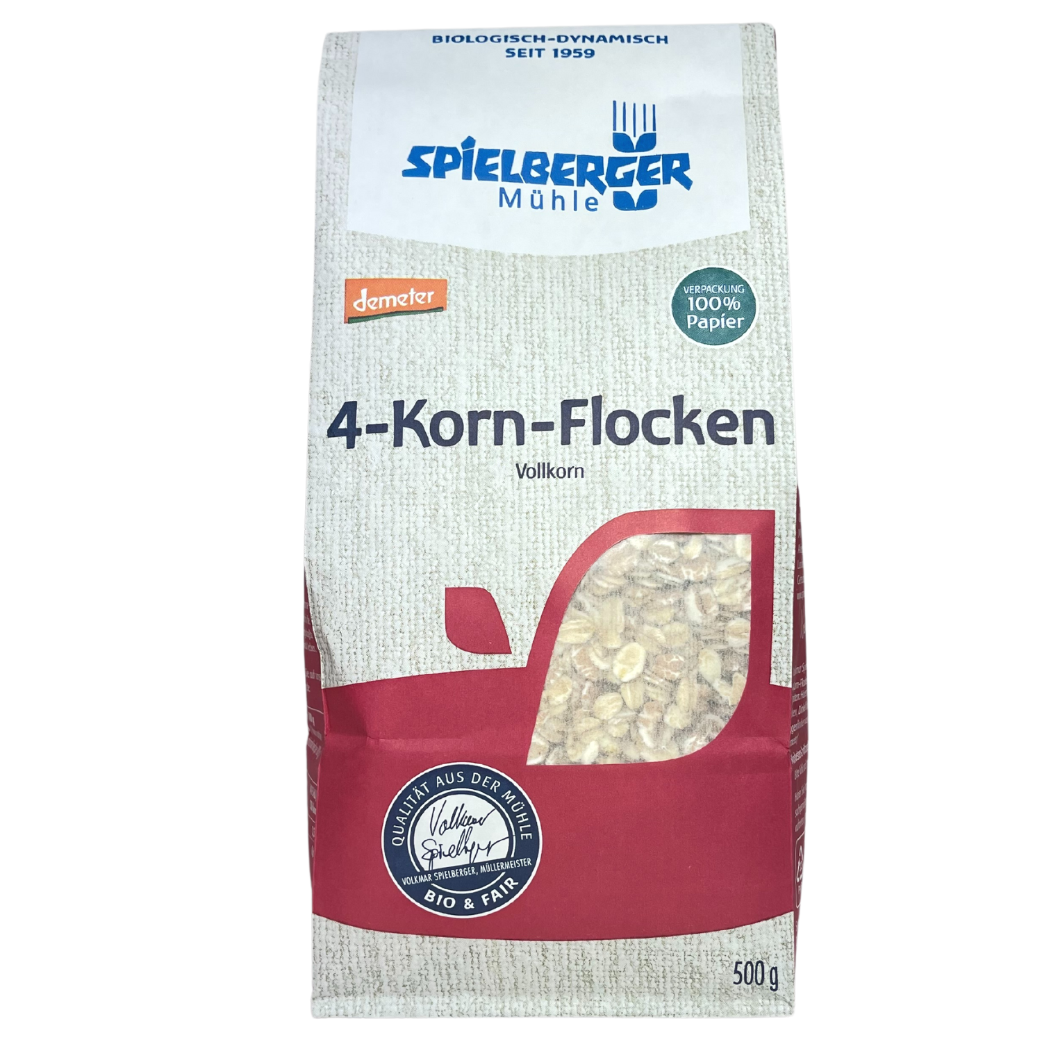 Fiocchi ai 4 cereali Bio Demeter 500 g