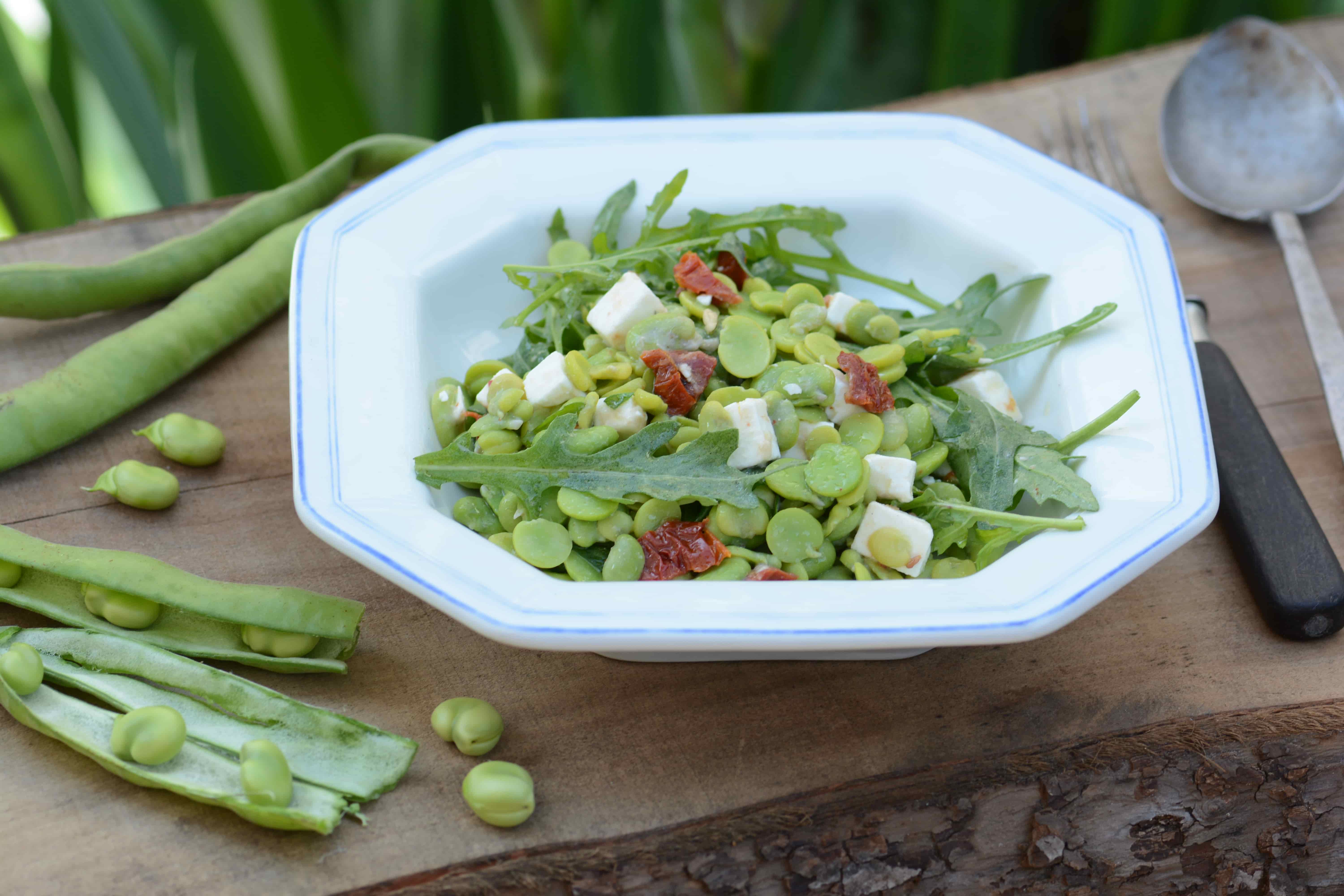 Würziger Salat mit Ackerbohnen_klein