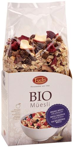 Muesli con frutti di bosco Bio 375 g