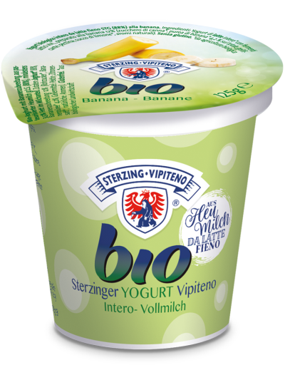 Yogurt banana Bio 125 g