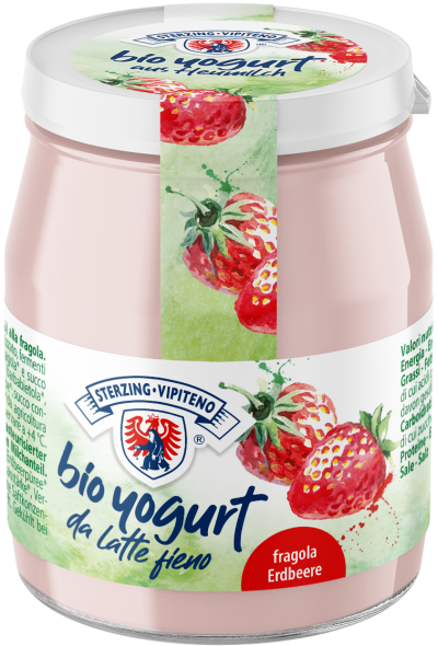 Yogurt fragola (in vetro) Bio 150 g